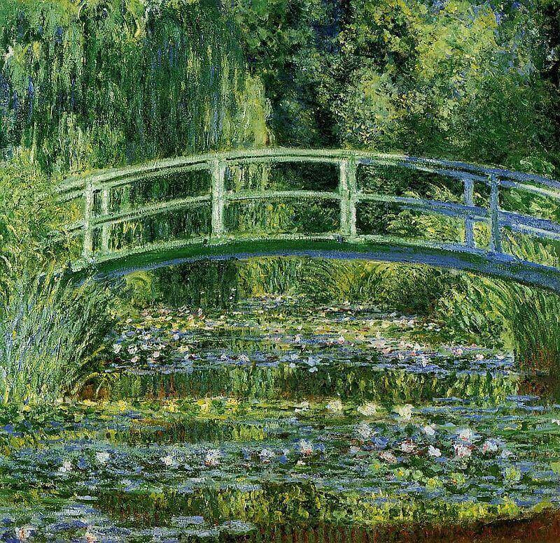 Water Lillies and the Japanese bridge, 1897-1899